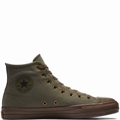 Converse Ctas Pro X Kevin Rodrigues High Tops Mens - Olive Shoes (516SCPBY)